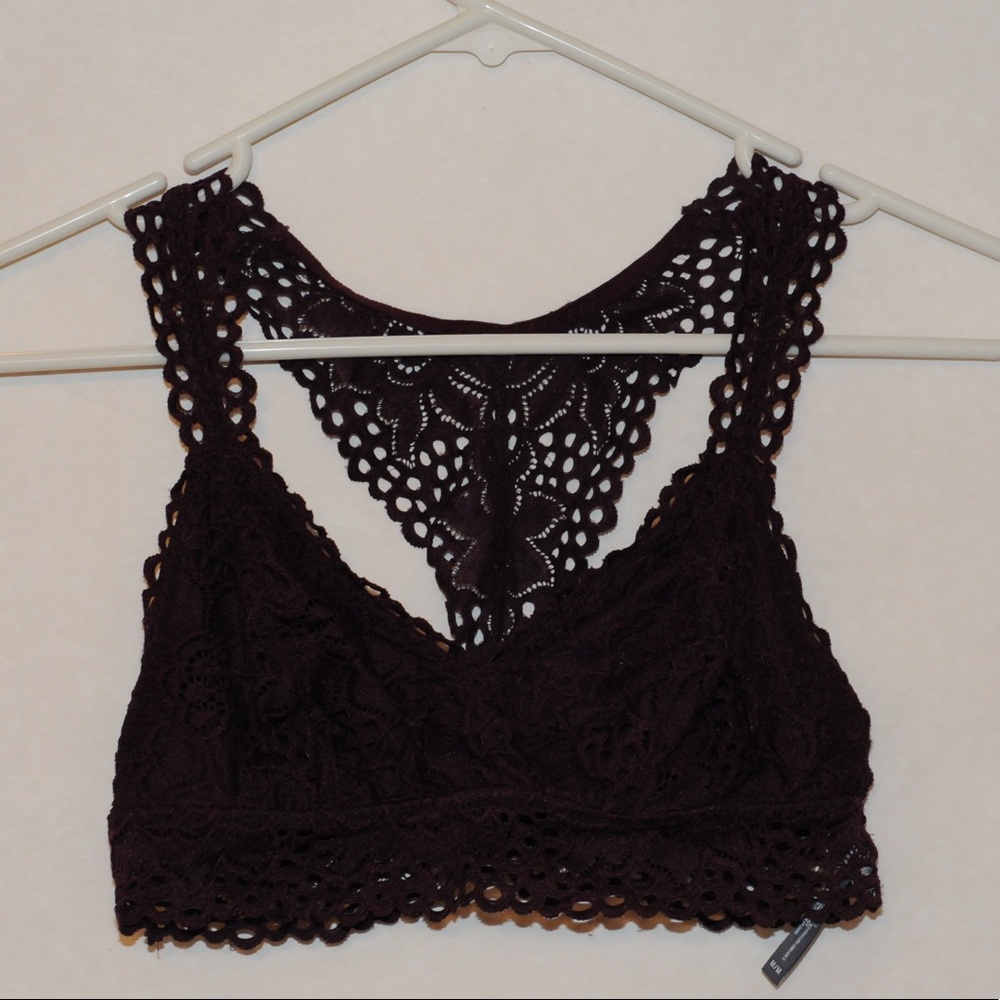 Burgandy Lace Bralette